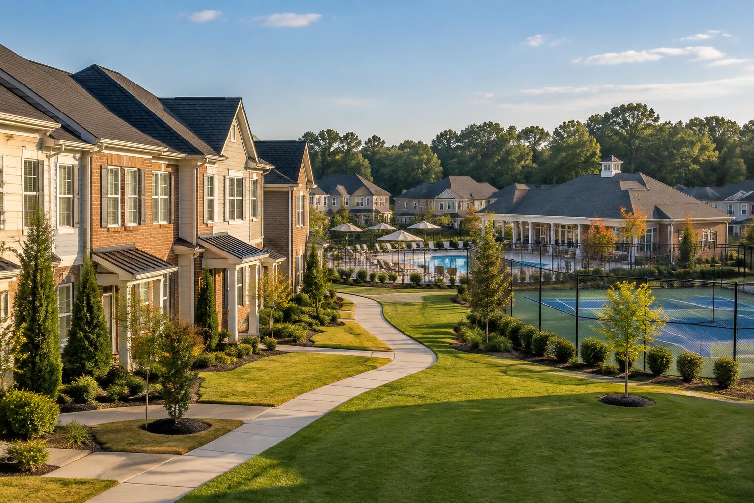Representative editorial image illustrating Moore Farm Townhomes's community lifestyle